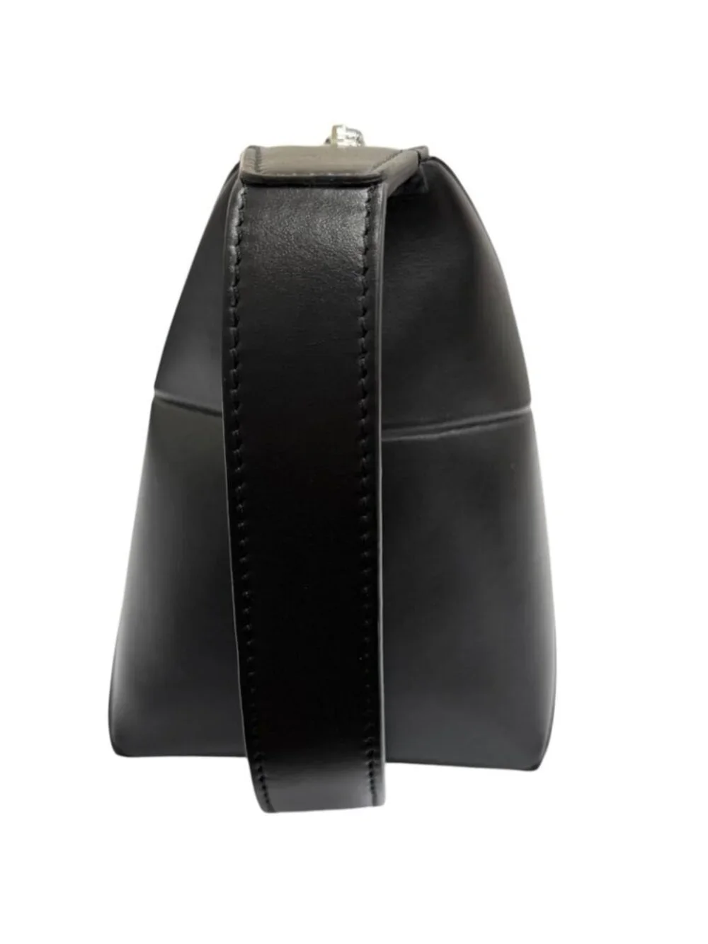Loewe Puzzle Fold Shiny Napa Calfskin Wash Clutch Black